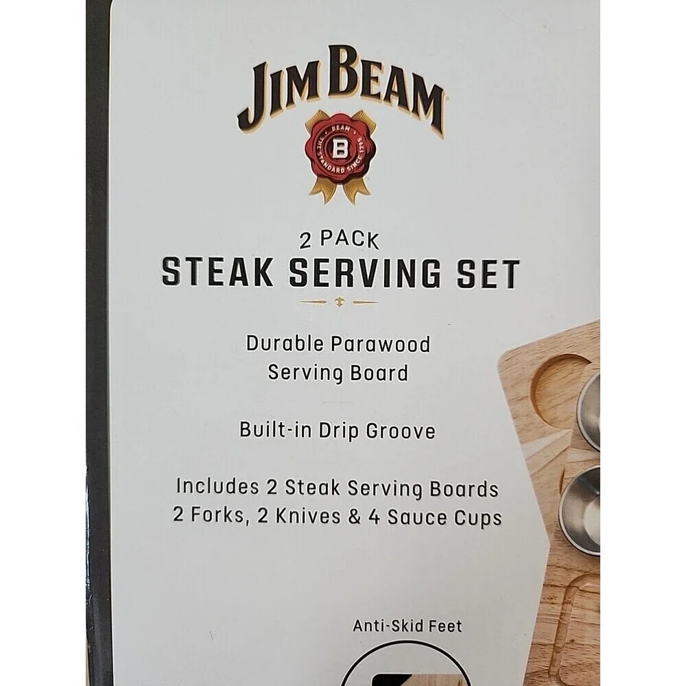 Jim Beam, 2 Pack Serving Set, New